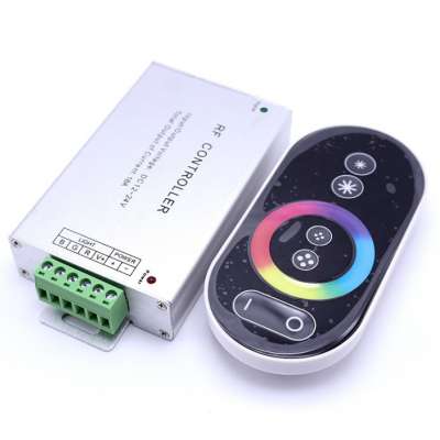 12V18A RF Remote Wireless rgb led touch panel controller