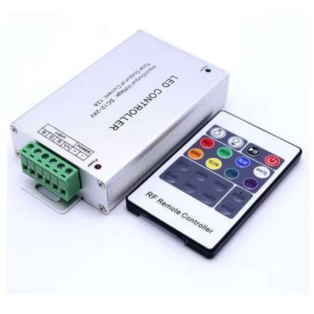 high power aluminum shell DC12-24V 12A 20keys RF wireless RGB led controller for led strip